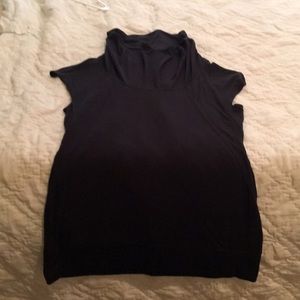 Black reebok cowl neck top tunic